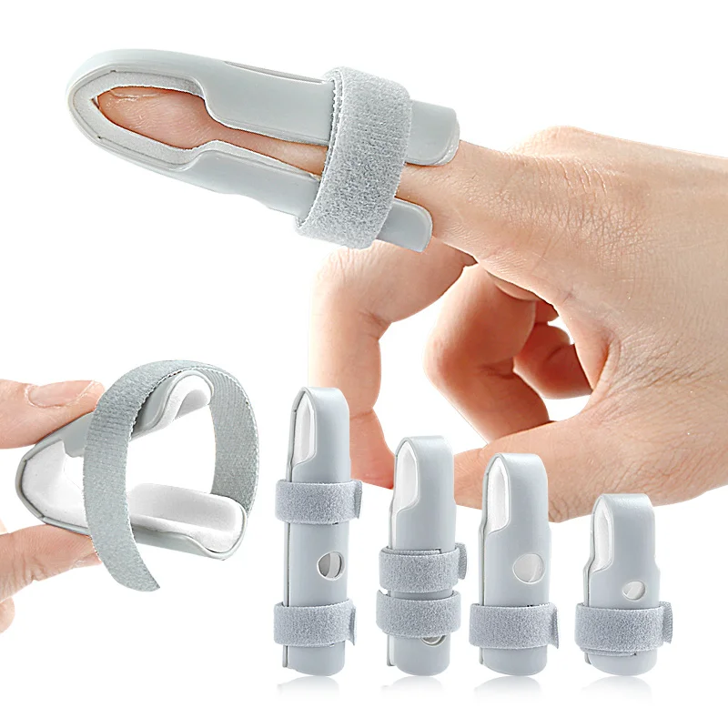 PP Plastic Finger Protection Splint Adult Finger Support Splint Comfort Adjustable Finger Brace