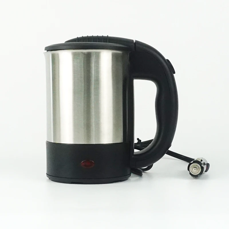 Outdoor 12V/24V car electric kettle for hotel 0.5L/1.0L multifunctional truck kettle factory
