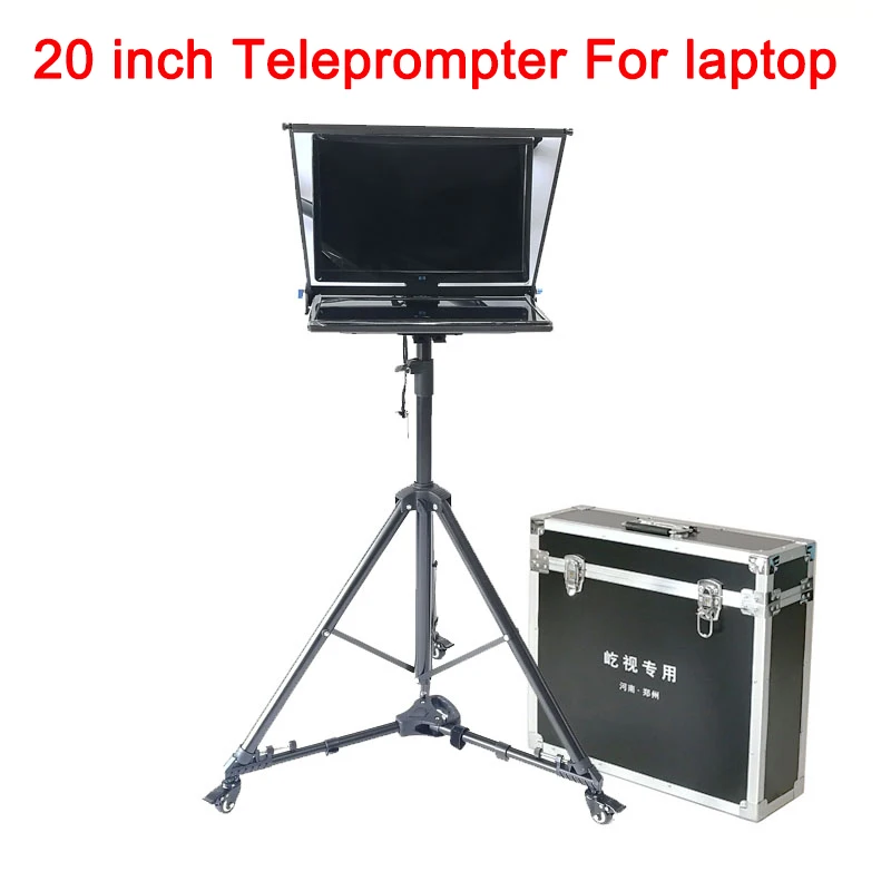 
20 Inch Big Teleprompter For Computer Laptop Teleprompter For Video Speech News Live Interview Large Prompter 
