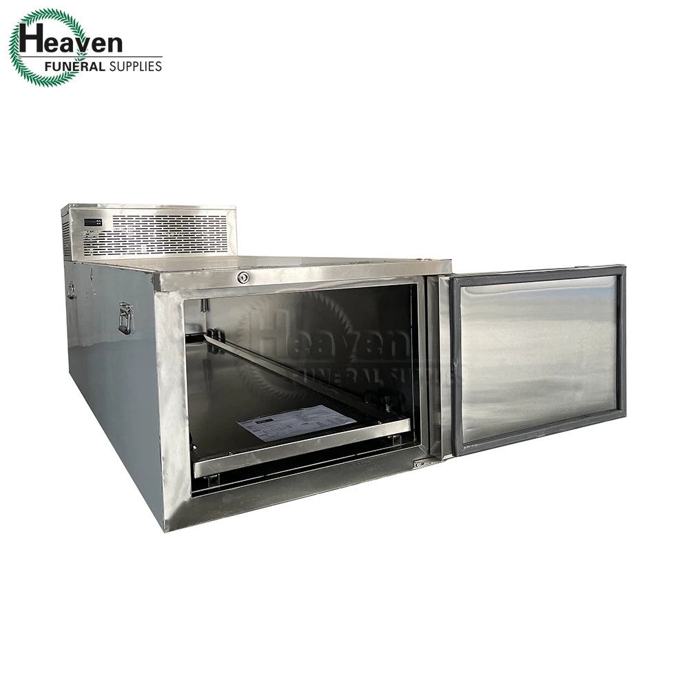 Dead Body Freezer Morgue Equipment Car Mounted 12V Mortuary Refrigerators for Corpses Cold Storage