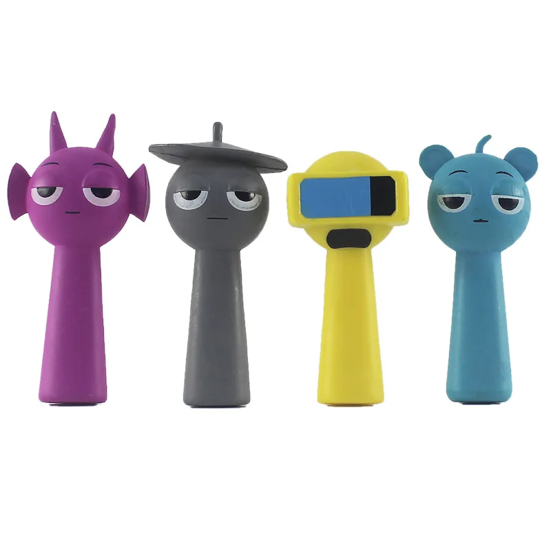 2025 New Arrival Sprunki PVC Rhythm Box Cute Kawaii Action figure Toy & Anime Doll Game Accessories Gift for Kids