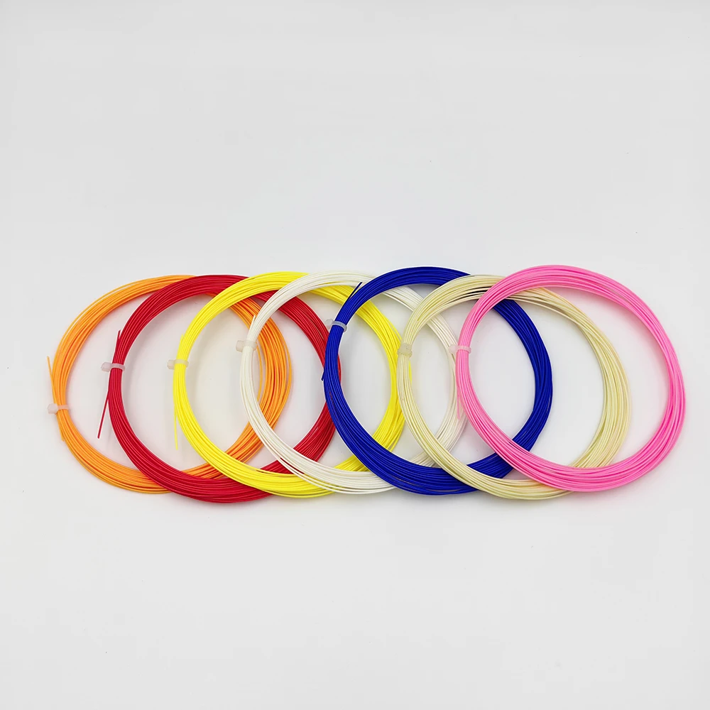 Factory wholesale badminton string brand best nylon string badminton for badminton racket 0.7mm