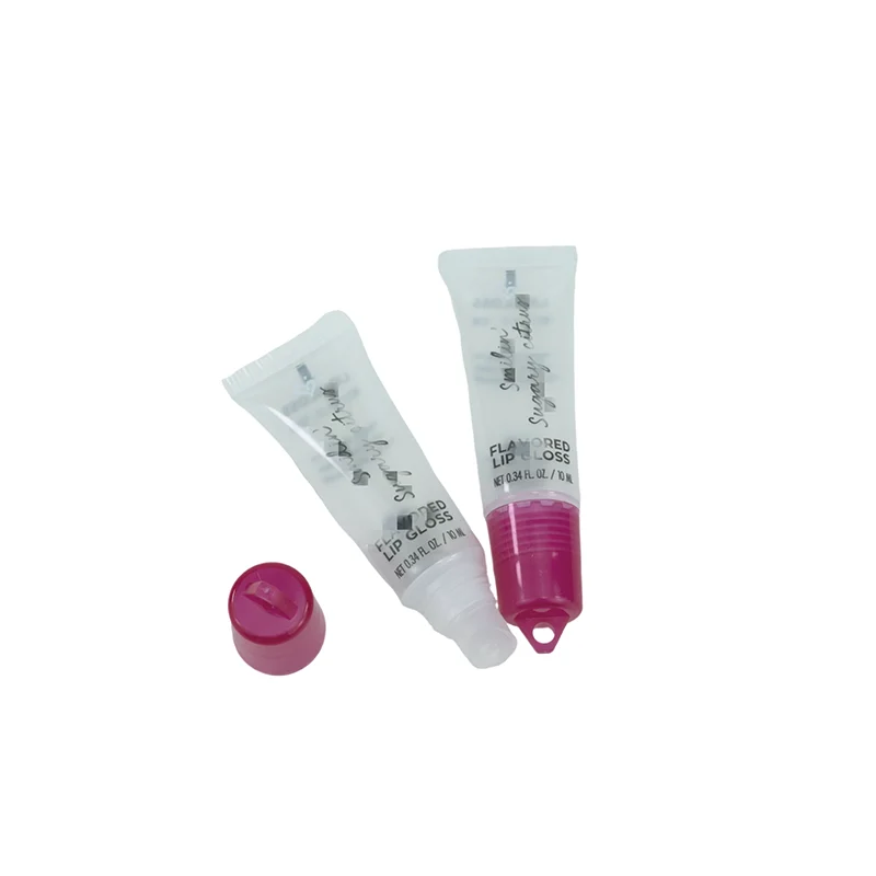 Wholesale Soft Squeeze Cosmetic Lipstick Balm Lip Oil Tubes 5ml 10ml Custom Private Label Packaging White Empty Lip Gloss Tubes