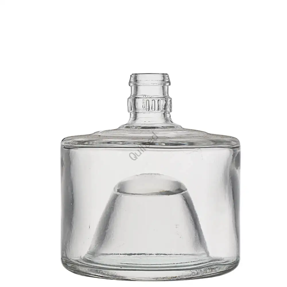 Different shaped 100ml spirits glass bottle premium 3.4 OZ guala top liquor glass bottle for sale