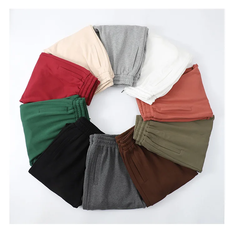 FORMLESSNESS 2024 Mid Waist Jogger Flat Front Style Drawstring Made China Low Price ODM Casual 100% Cotton Oversized Sweatpants