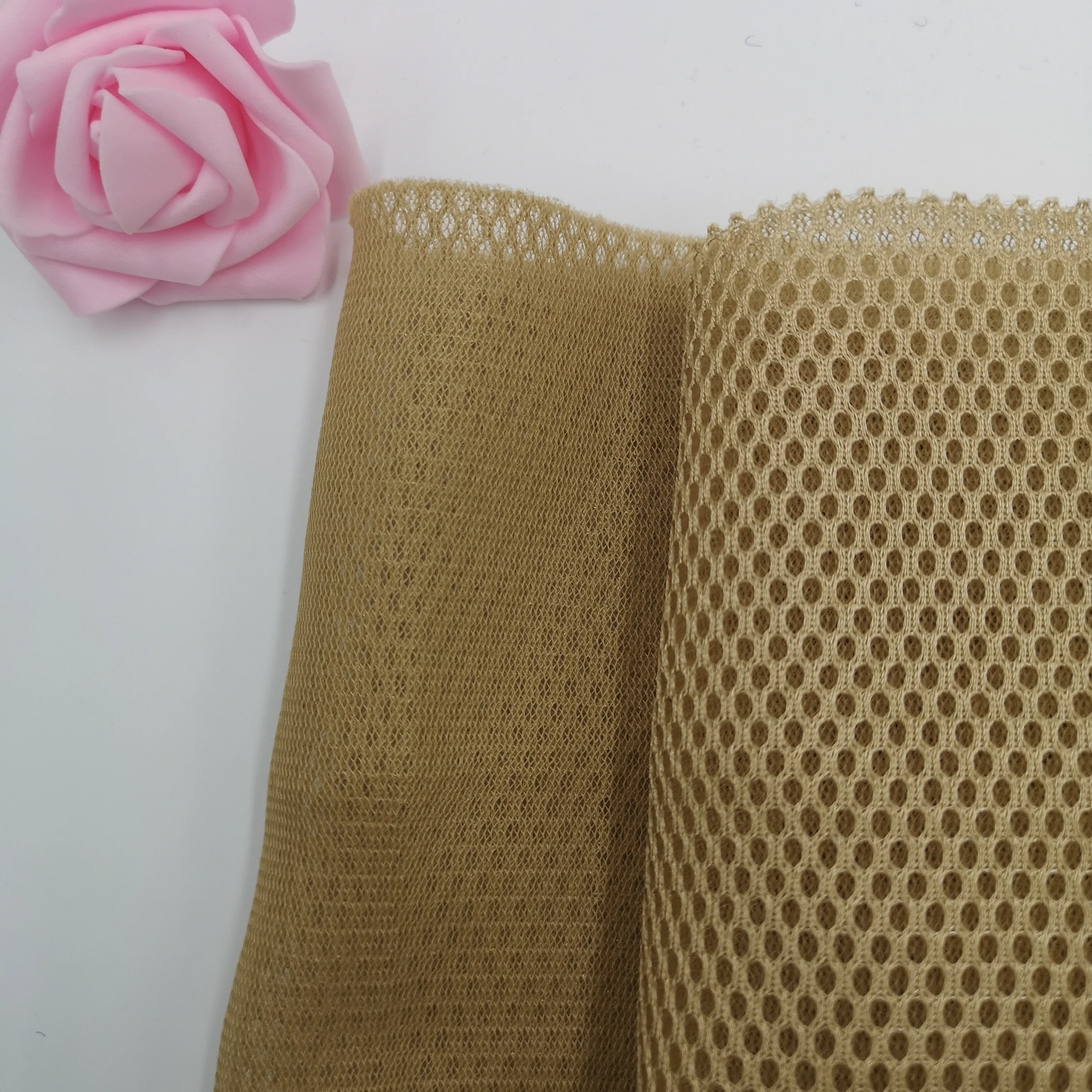 
3D Massage net polyester sandwich air mesh fabric for sofa bag shoes bedding curtain 