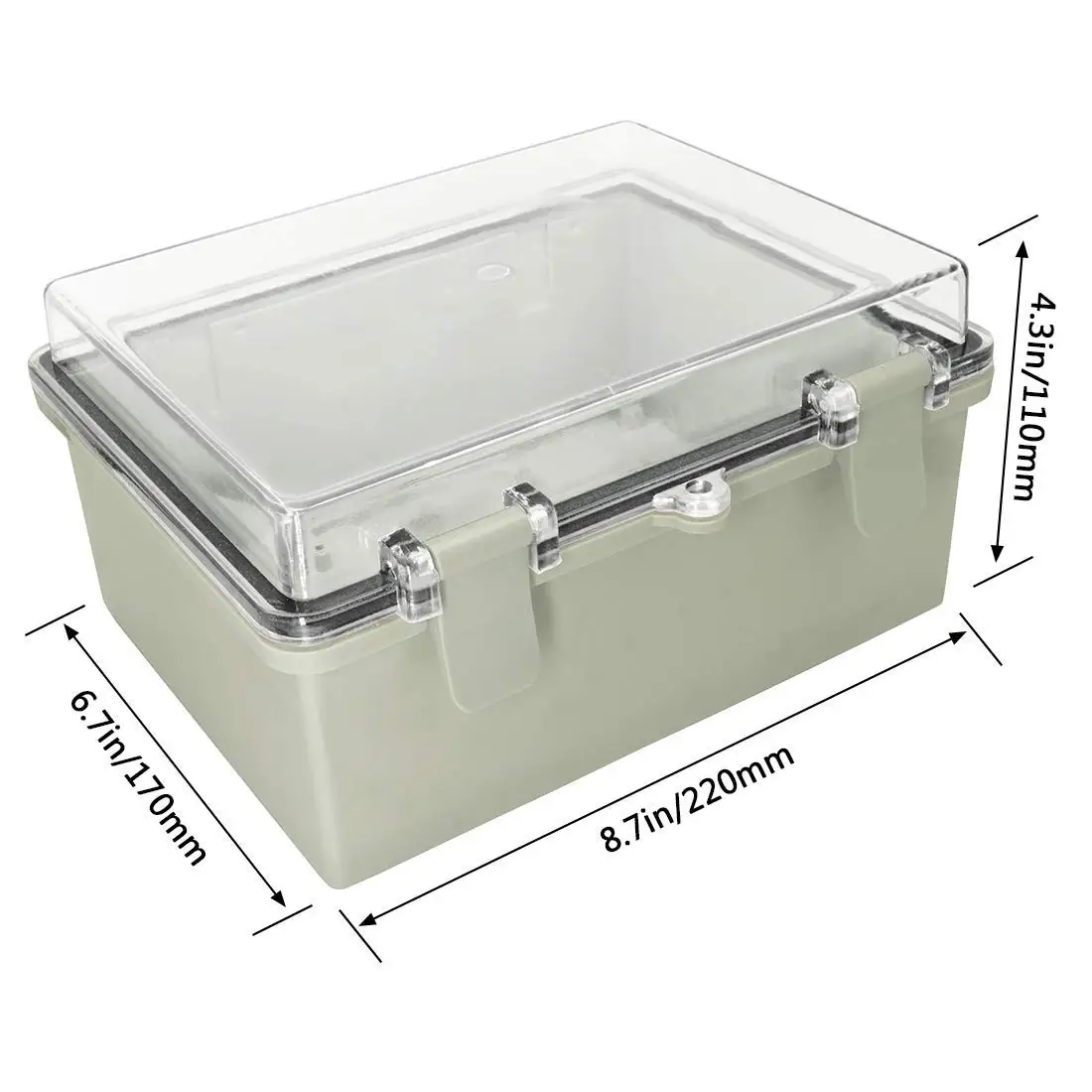 Ip65 Outdoor Waterproof Connection Box Small Pvc Switch Cable Gland Junction Box Mcb Distribution Box