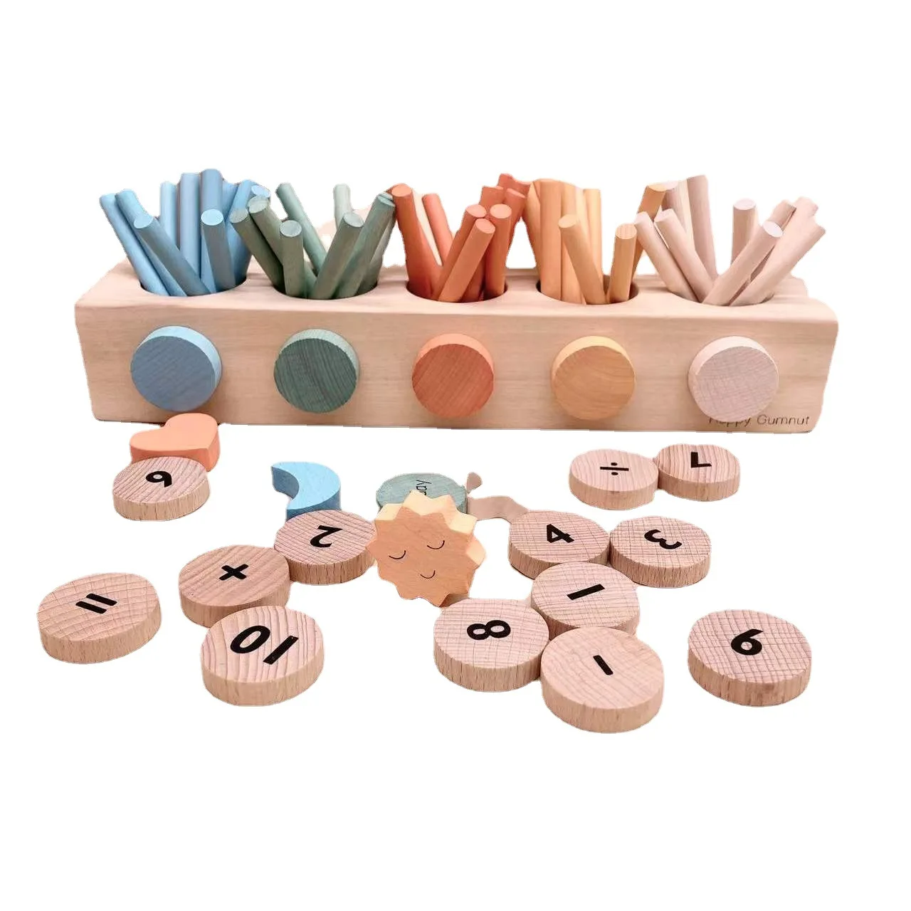 Early Education Enlightenment Teaching Color Discrimination Parent-child Interactive Toy Math Manipulatives Toy For Kids