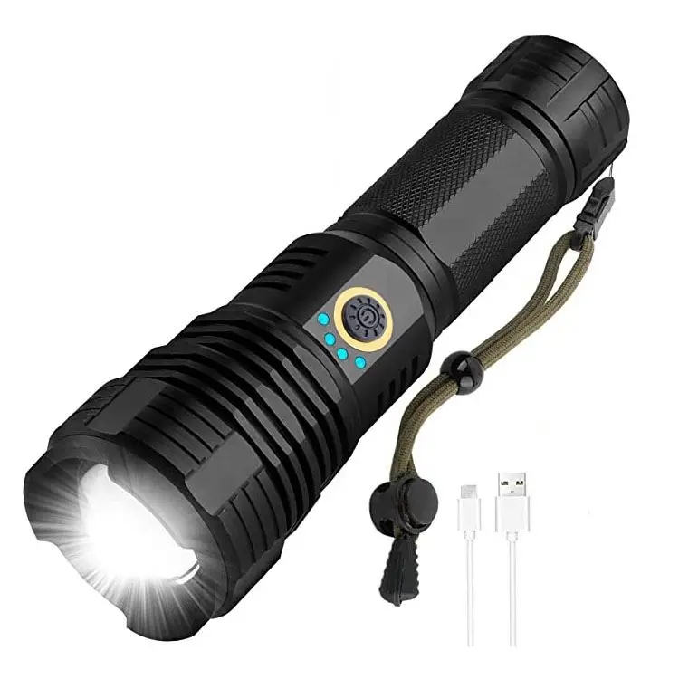 GOLDMORE1 люмен 26650 Usb-зарядка уличный XHP70 фонарик светодиодный 5 режимов телескопическая перезаряжаемая Светодиодная лампа