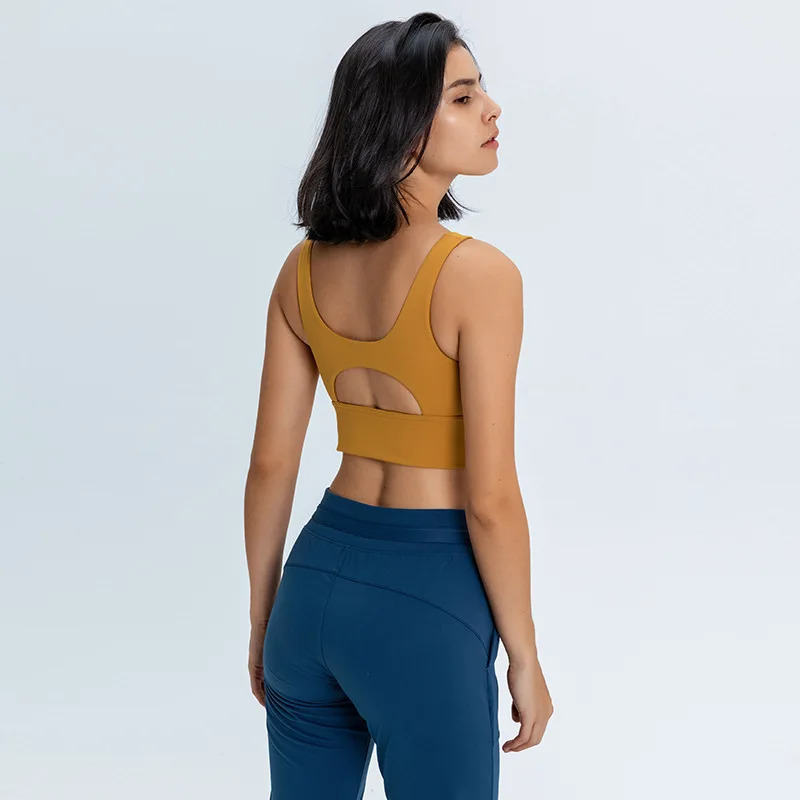 AOLA Fitness Ladies Girls Running Gym Yoga Bra Tops Custom Logo Crane Exercise Workout Women Sports Bra