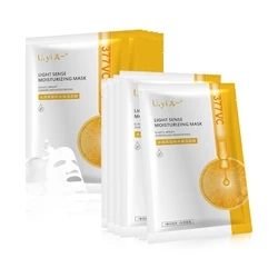 Private label cosmetics moisturizing nonwovens facial mask whitening moisturizing sheet face mask for skin care