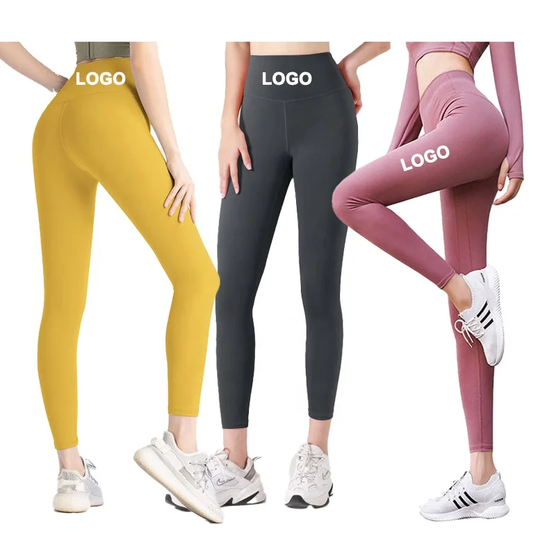 Women Yoga Leggings Sexy Feels Like Skin Breathable Ladies Sport Running Fitness Gym Pants Lady Yoga Tight Trousers Sportswear