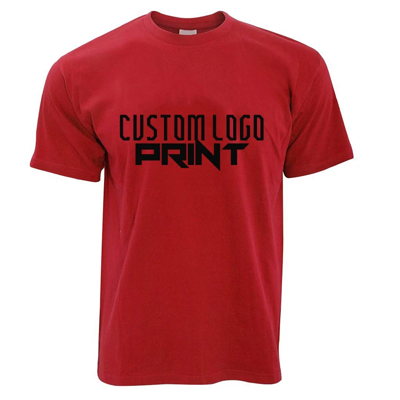 OEM Short Sleeve Plain Men t shirt High Quality Red t shirts Cotton Custom T-shirt Manufacturer
