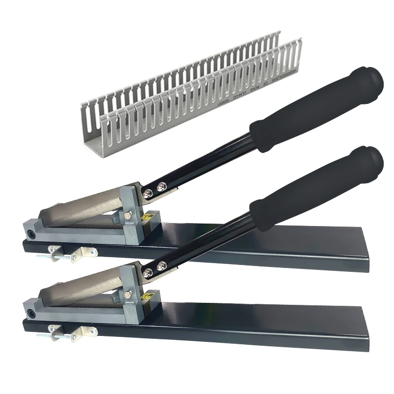 WBO How To Cut Pvc Wiring Duct High-speed Trunking Cutting Device 4 inches Cutting Max width Cable Tray Cutter