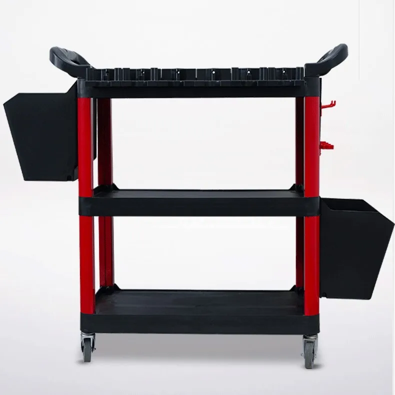 Portable Standard Detailing Cart Wholesale Car Detailing Trolley Universal Car Wash Tool Trolley