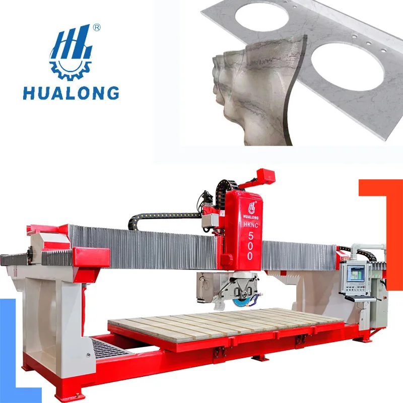 Italian system stone machinery automatic multifunction 5 axis cnc router Bridge Saw Marble Stone Cutting Machine with milling (1600252403036)