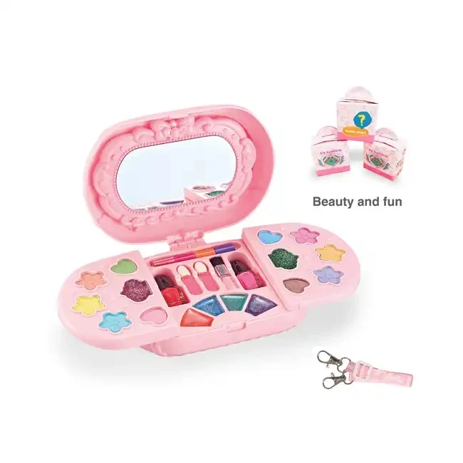 Детская косметика набор игрушек коробка для макияжа девочек маленькая детский подарок лак ногтей