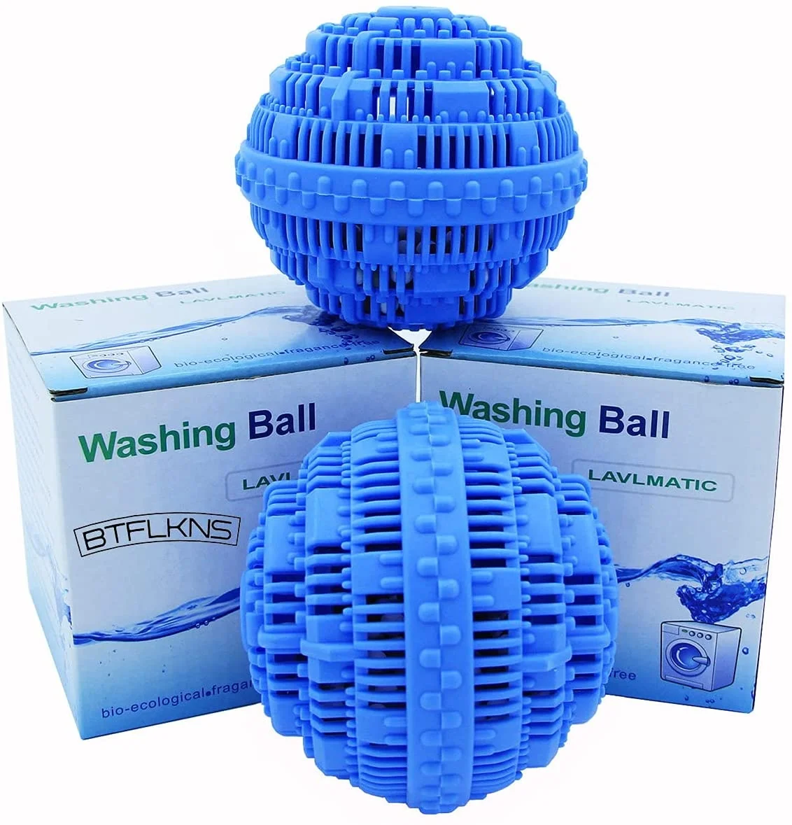 Natural Magic Cleaning High Detergency Plastic Reusable Ball Dispenser Washing