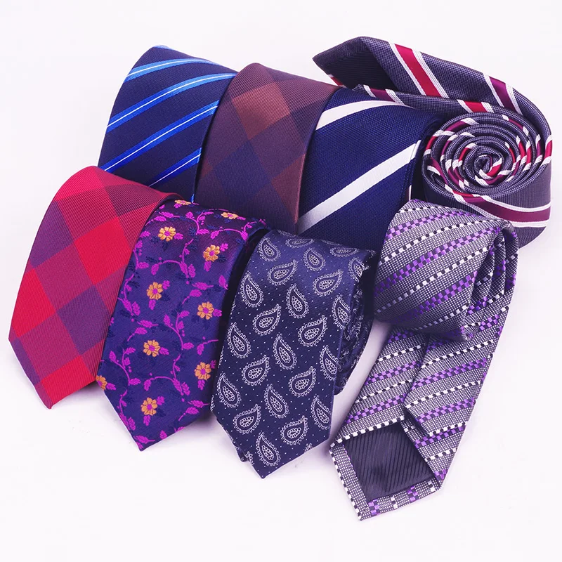 2,4 ''Жаккардовые тонкие галстуки ручной работы для мужчин, тканые галстуки, стандартные тонкие мужские галстуки, однотонные галстуки в горошек