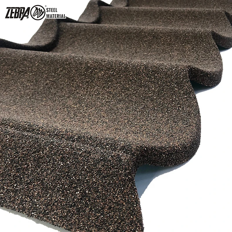 Modern Style 1280mm*430mm Stone Coated Steel Roof Tile Corrugated Design House Construction/Building/Roofing Wave Tile Type