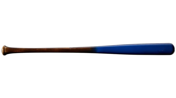 
High selling beech wood royal blue color wood baseball pu baseball bat 