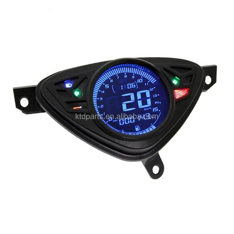 KTD Fit MIO 100 Digital Scooter Motorcycle Speedometer With LCD Display
