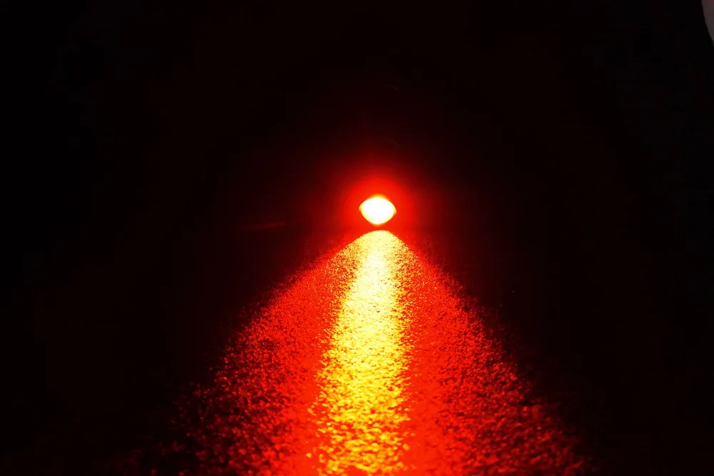 Red Light Pen Type Aviation Night Vision Red Ray LED Lamp Flashlight