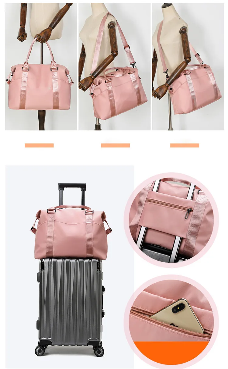 ZB474 2023/22 SS Trendy Large Outdoor Men Luggage Gym Sports Travel Bag Lady Fashion Duffle Weenkender for Shoes and Clothes