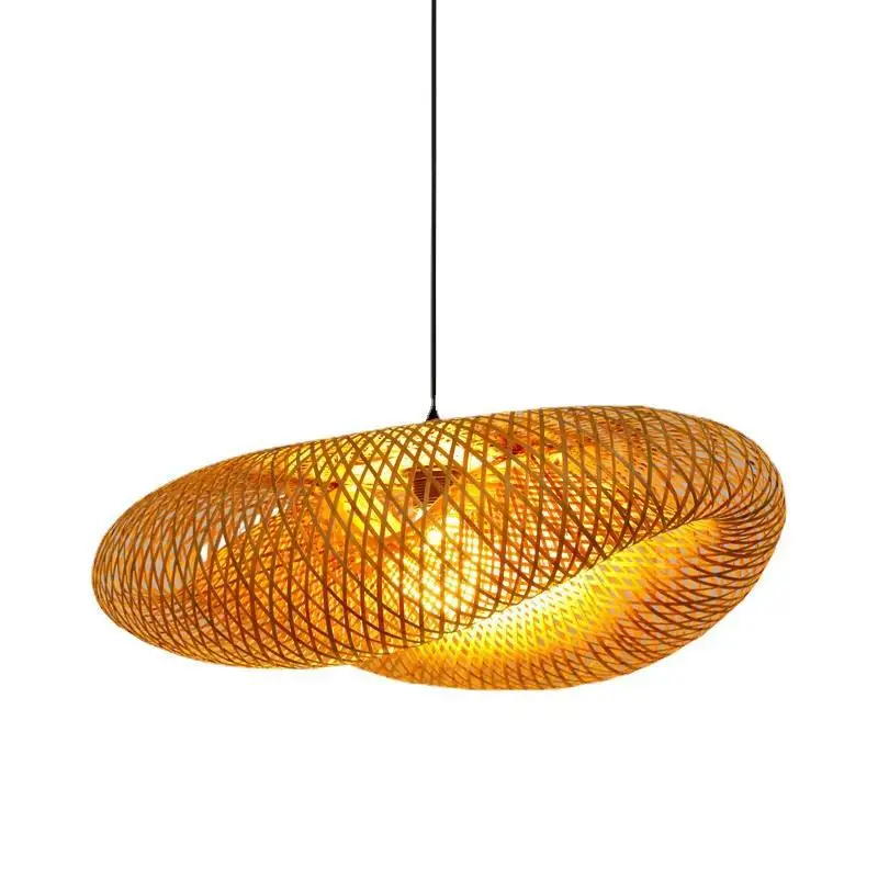 Factory direct sales of modern minimalist lamp  wooden art light restaurant creative bedroom decorative wooden chandelier