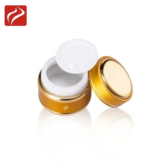 7ml 15ml 30ml 50ml mini empty beauty cream gold aluminum jar cosmetic aluminum container