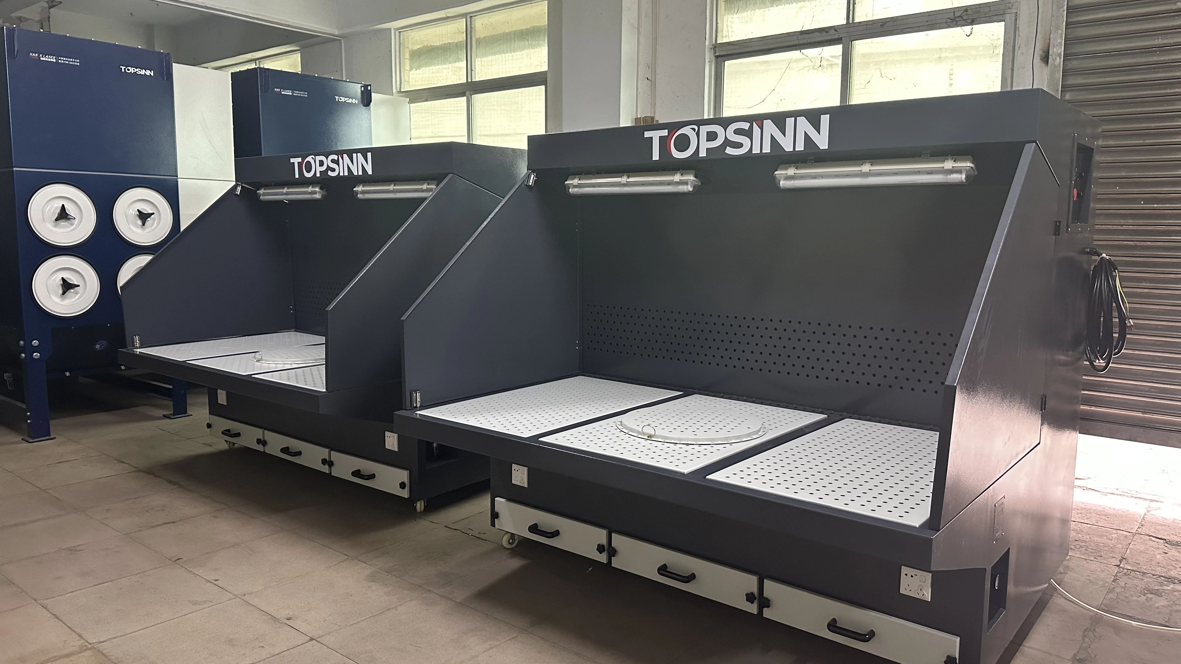 2023 Hot Sale  Professional Factory Dust Downdraft Table Sliding Dust Collection Sanding Polishing Table