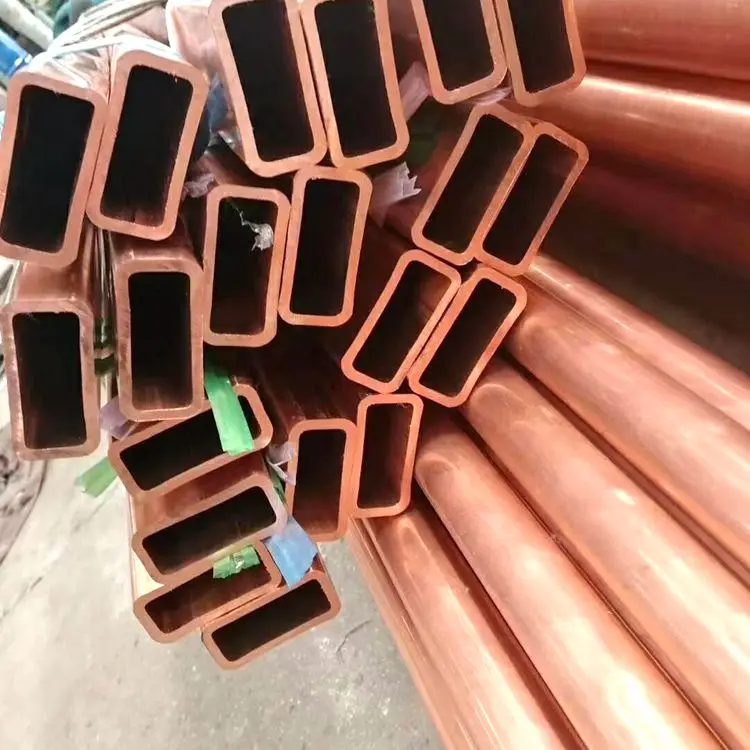 pvc coated copper tube/pipe rectangular copper tube