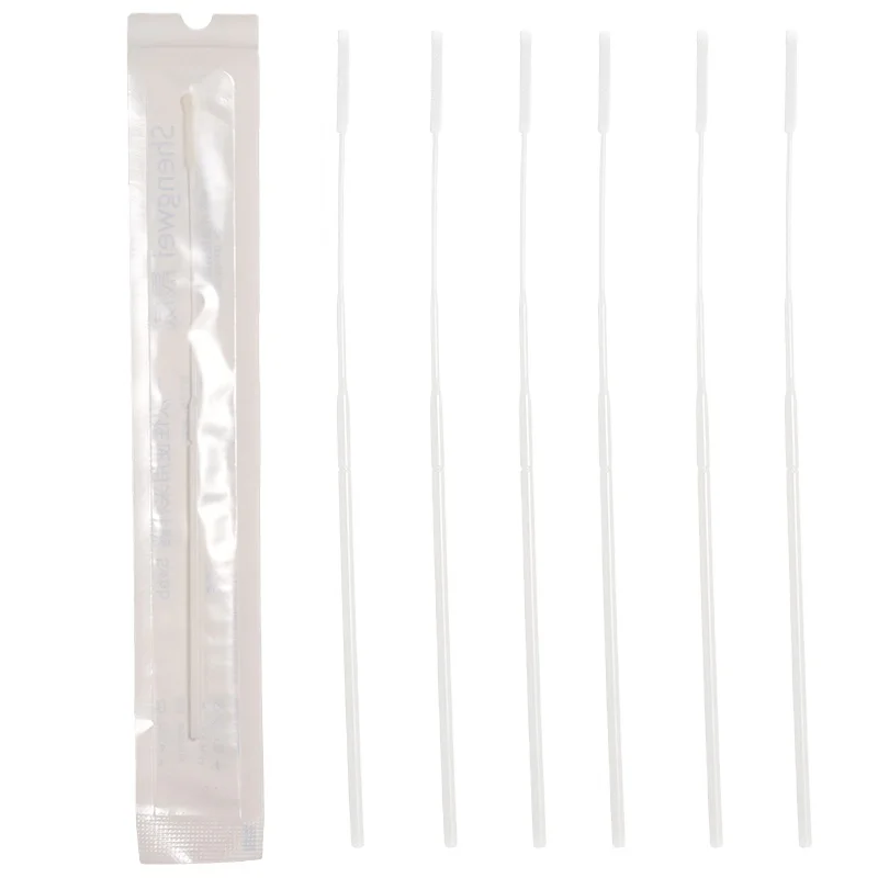 Ватные палочки для носа, флокированные ватные палочки для носа, ватные палочки для тестирования нуклеиновой кислоты