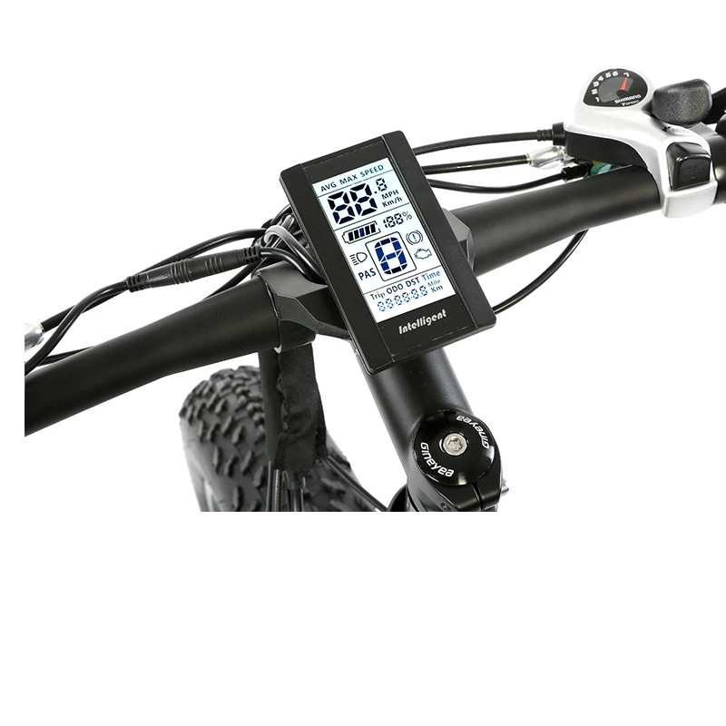 Aluminum throttle PAS intelligent controller ebike fat tire step-over electric mountain bike