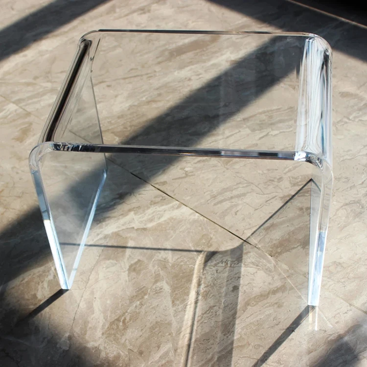 Transparent Acrylic Stool Nordic simple creative  household for shoe stool