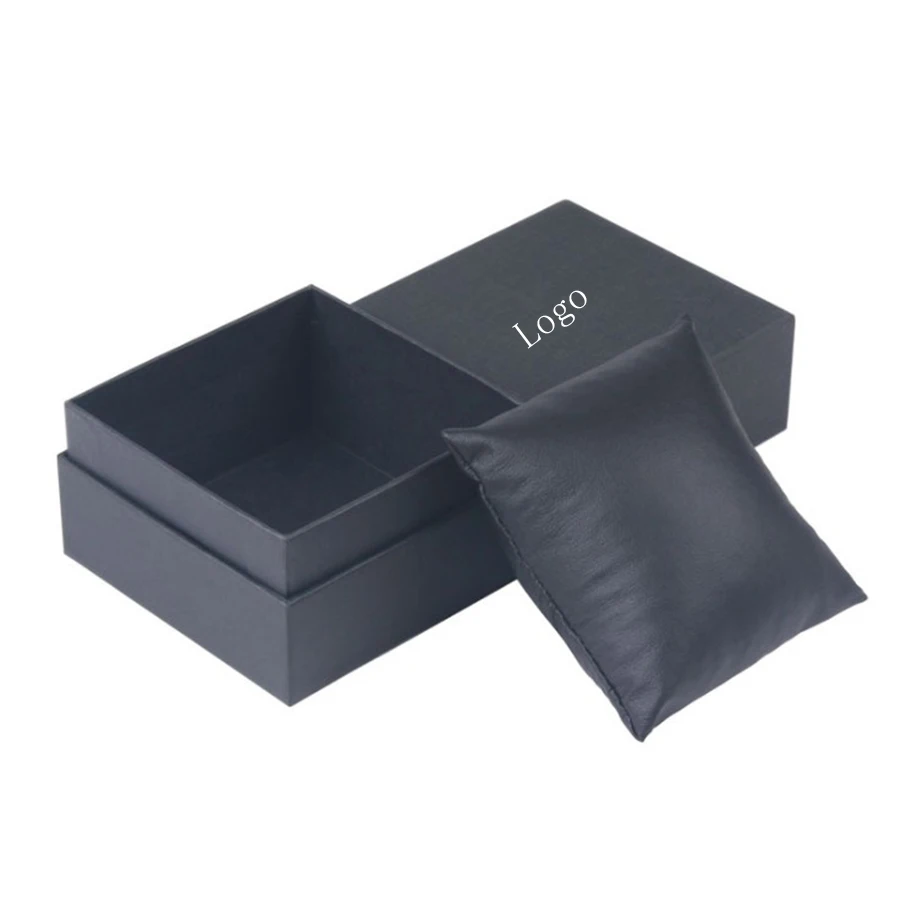Custom Black Cardboard Lid And Base Watch Box