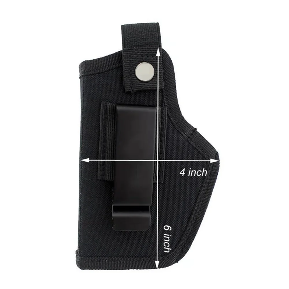 Universal IWB OWB Tactical Concealed Carry Gun Holster Belt Metal Clip Holster Holder Bag