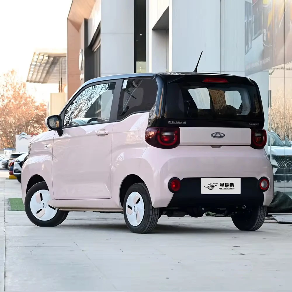Мини-автомобиль Chery QQ Ice EV произведенный в 2023 дешевый Новый энергетический автомобиль от китайского фотоаппарата Электрический тканевый Аккумулятор под заказ темный R12