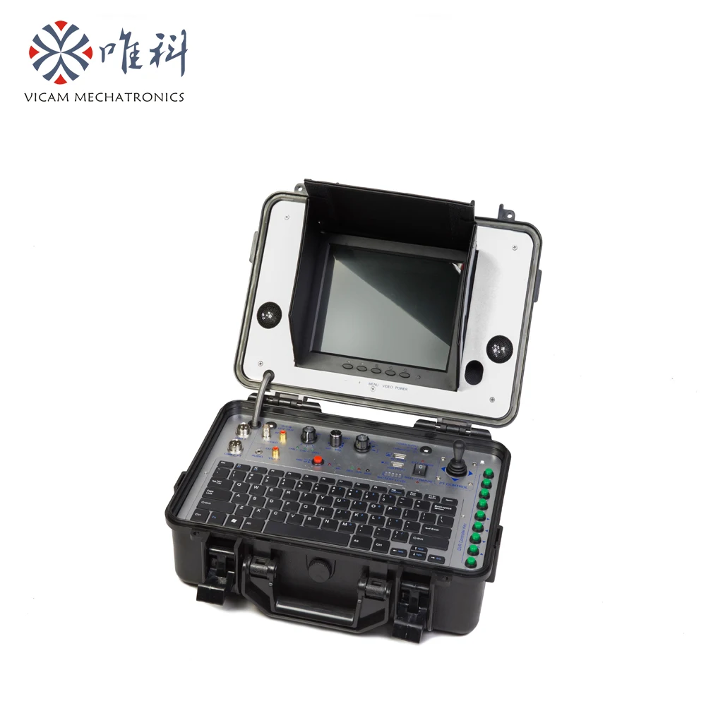 HD DVR Camera system battery powered pipe inspection robot for pipeline inspection