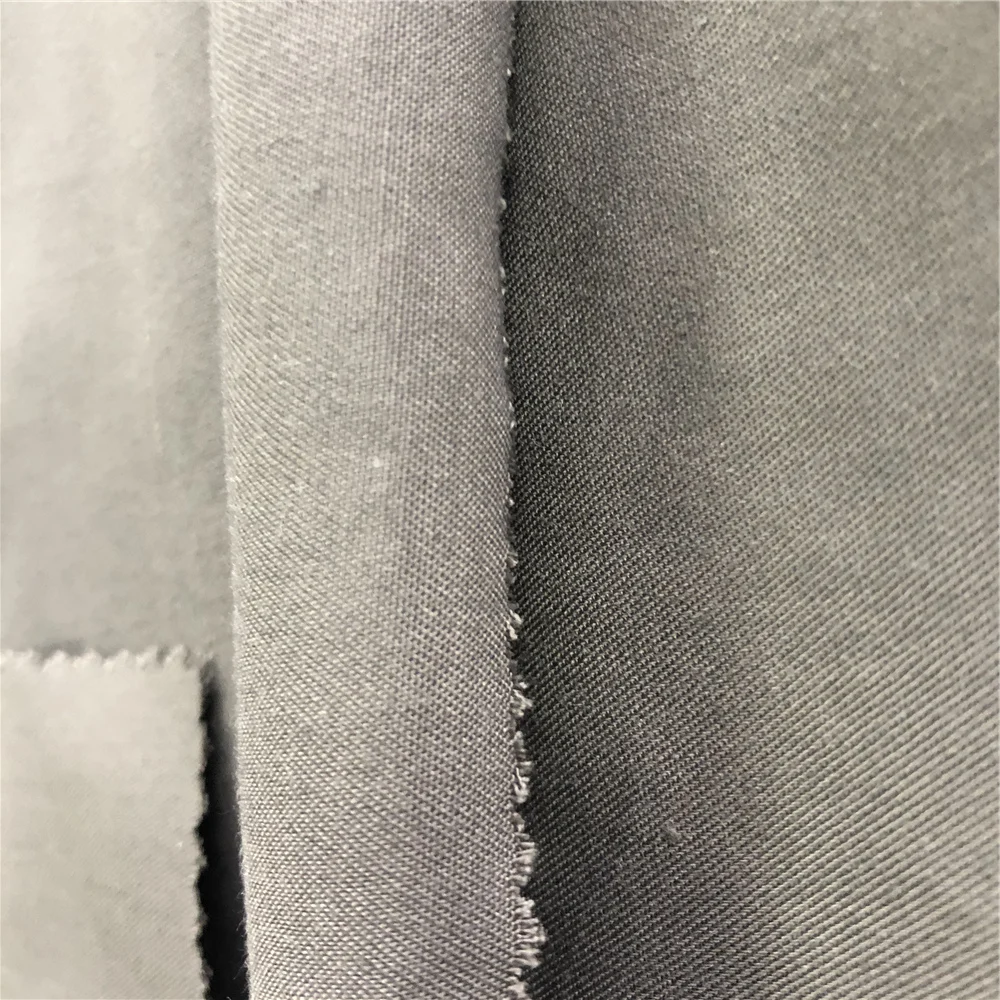 2020 new product 100% bamboo charcoal 175gsm twill woven colth fabric