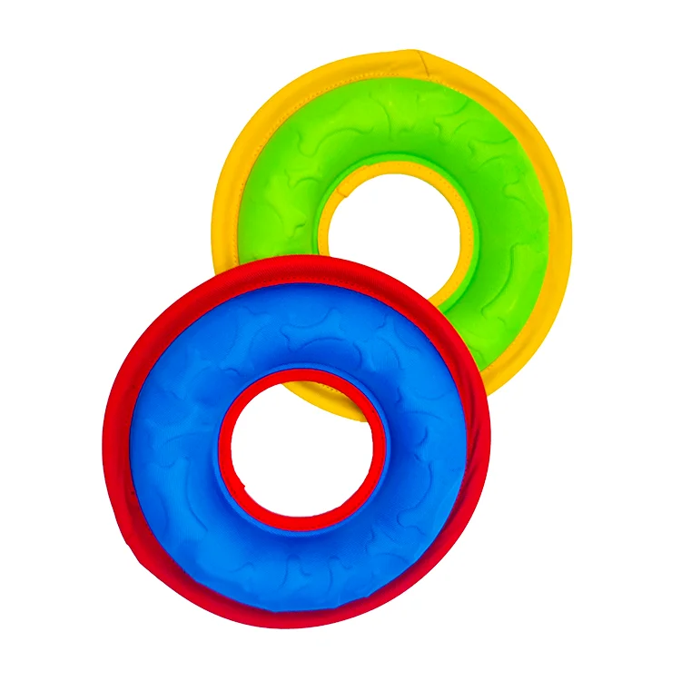 Durable Pet Frisbee Soft Dog Flying Disc Interactive Rubber Pet Frisbee for Outdoor Play and Training