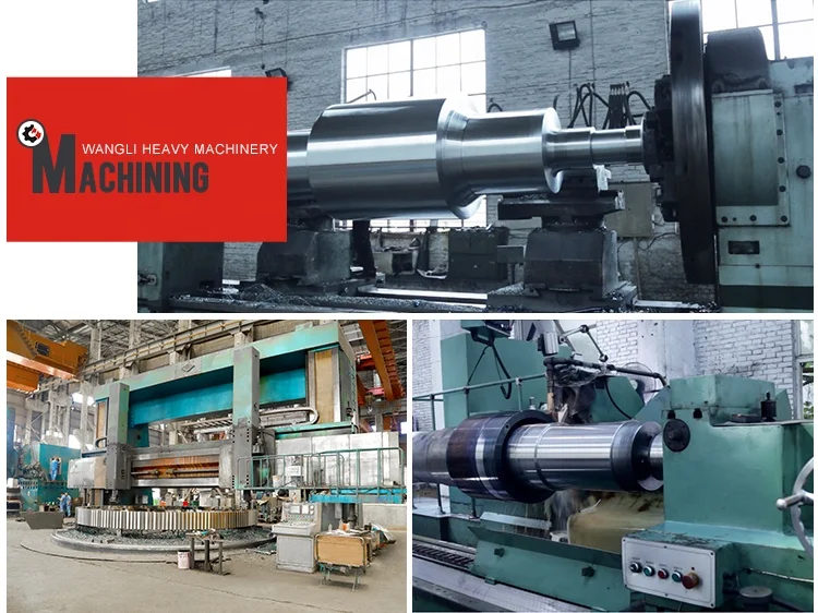 Rotary kiln AISI 4140 Large Steel Forging Support Roller Shaft