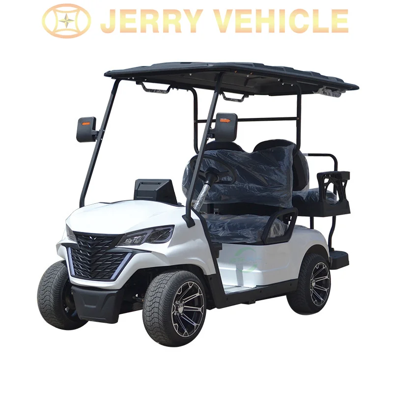 2024 Hot Selling  48V Customized 4 Seater Side by Side 4*4 UTV Electric Golf Buggy Cart with Legal Lithium Battery