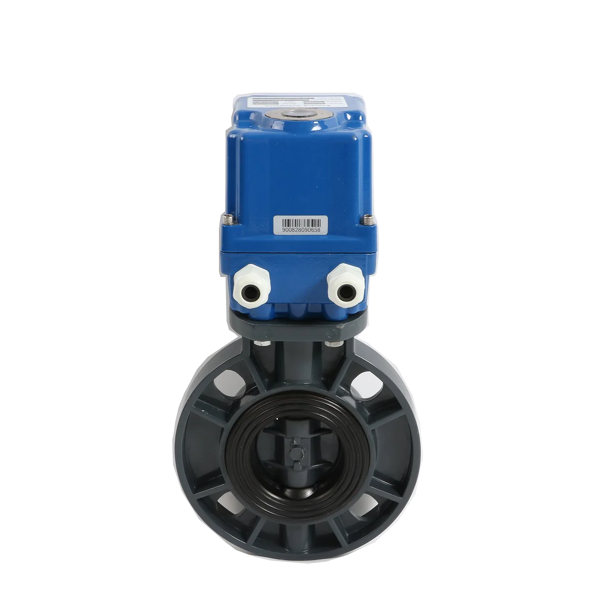 Electric butterfly valve motorized actuator water control