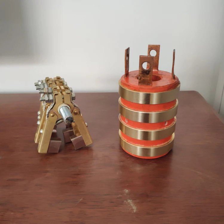 Collector Ring 20a 2-way Rotary Joint Rotary Connector for electromagnetic stove