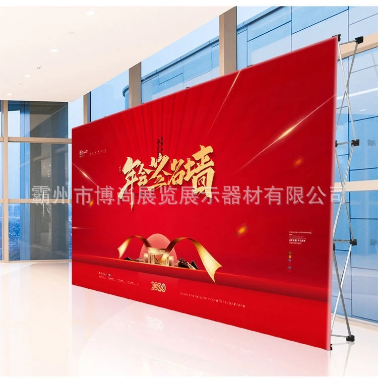 High quality Promotion Portable Backdrop Trade Show Stand Folding Booth Pop Up Exhibition Display Aluminium Fabric Wall Banner