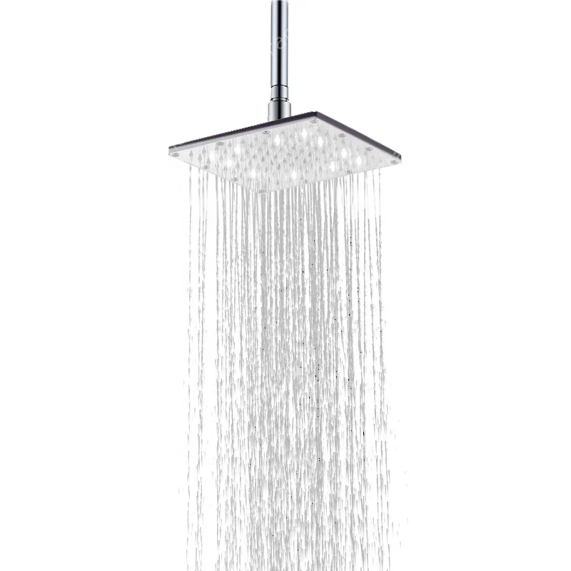 8 inch Bathroom Single Red Color LED Shower Fan Light