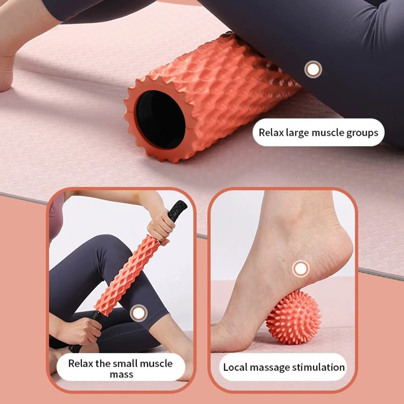 Amyup fish bone three piece foam roller set