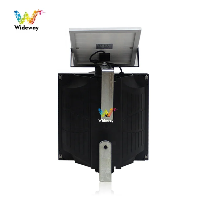 300mm LED Flare Road Safety Warning Solar Yellow Flashing LED Traffic Warning Light