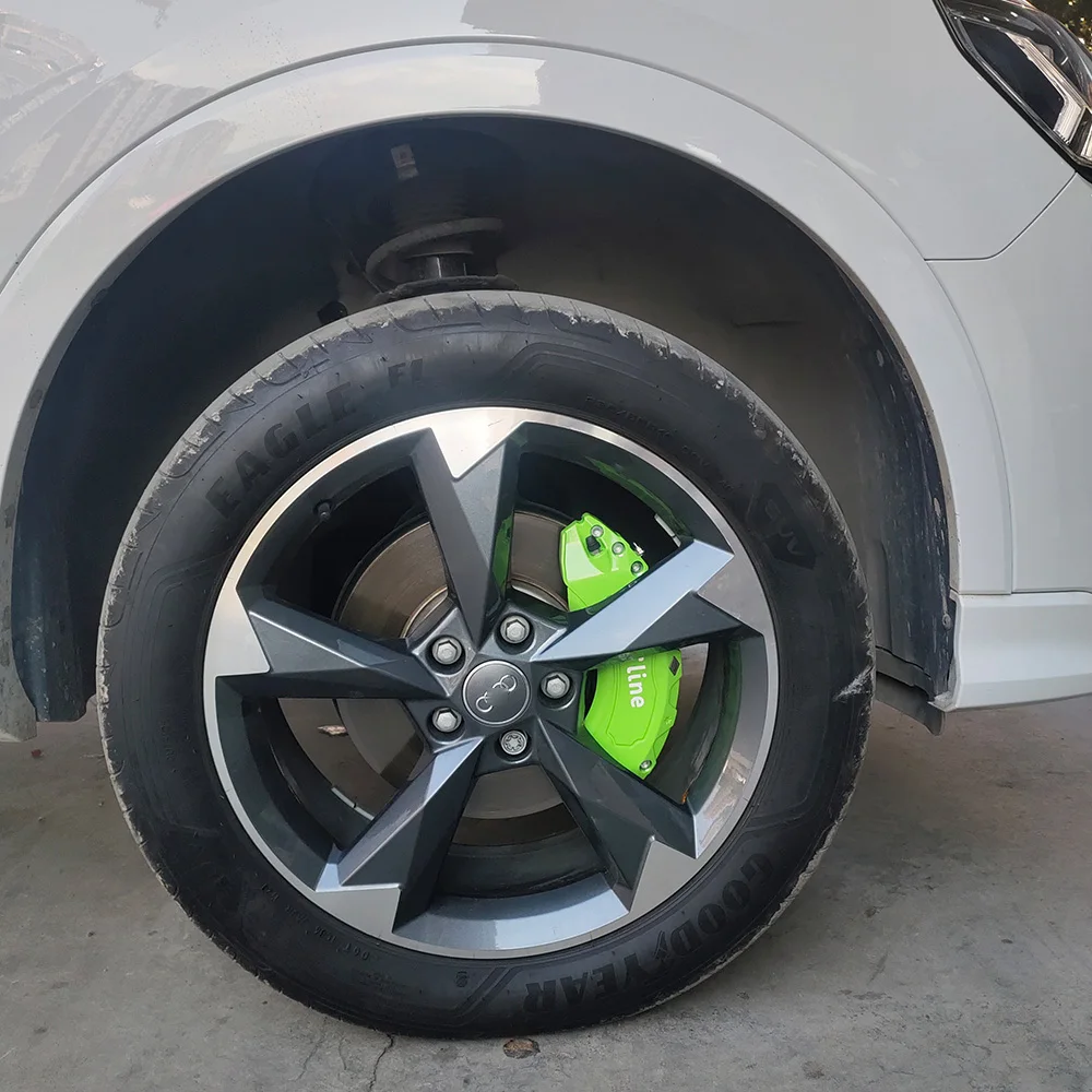 Caliper Covers  Fit for Audi A3 Accessories Brake Caliper Covers Wheel Hub Size Red Brake Caliper Covers